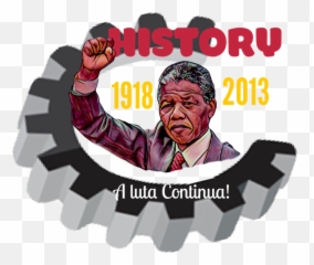 Nelson Mandela History T - Shirt Design png