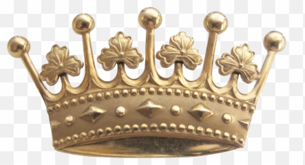 Coroa - Transparente5 Gold Crown Png Vintage,Coroa Png
