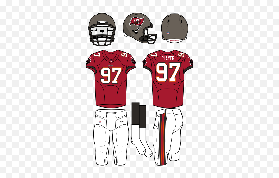 Tampa Bay Buccaneers Home Uniform - National Football League Baltimore Ravens Home Uniforms Png,Buccaneers Logo Png