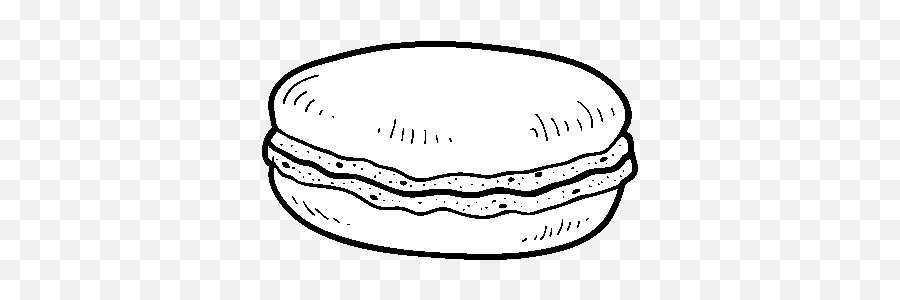 Macaron Coloring Page - Coloringcrewcom Imagenes De Macarons Para Colorear Png,Macaron Png