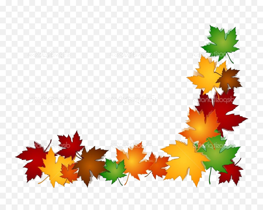 Download Free Png Fall Border X Autumn Clipart - Autumn Leaves Border Clipart,Fall Border Png