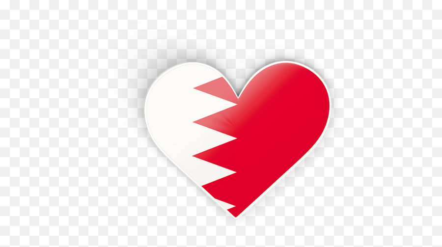 Bahrain Flag Heart Png Clipart - Full Size Clipart 3557139 Girly,Heart Png Images