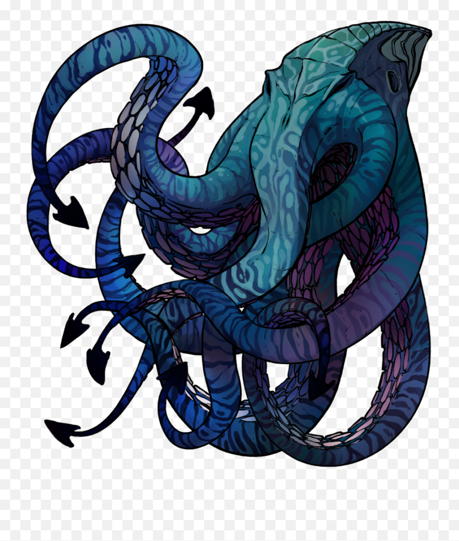 Download Beast Summoners - Transparent Fantasy Beast Art Png,Kraken Png