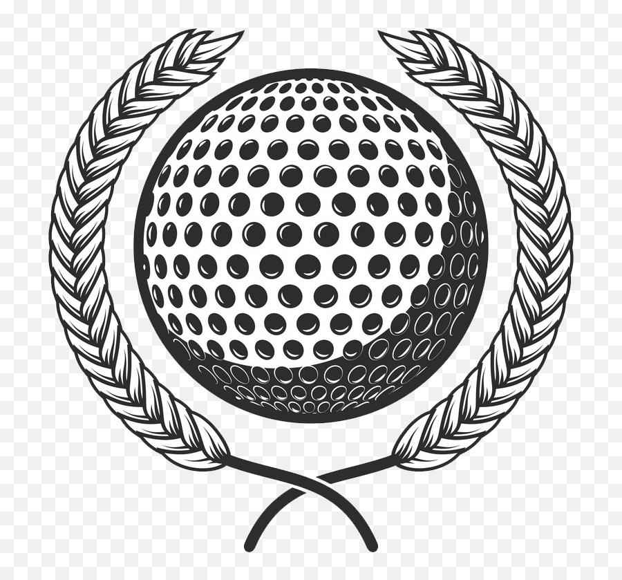 Golf Ball Clipart - Clipartworld 3d Sphere Dotted Vector Png,Laurel Wreath Transparent