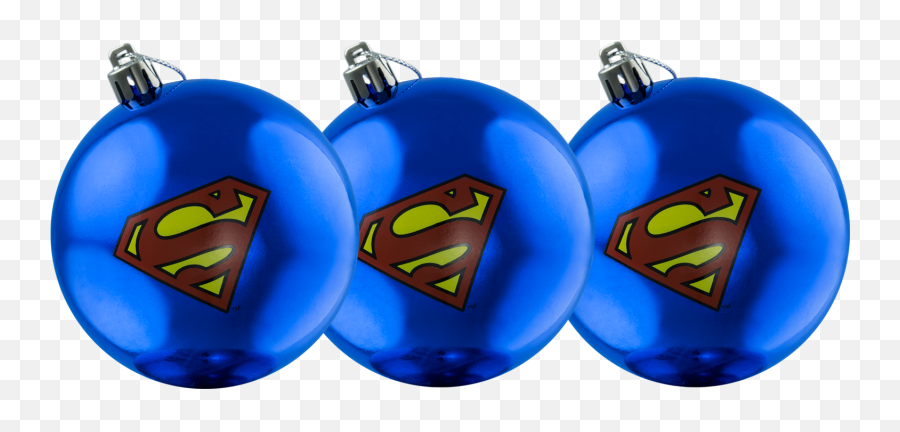 Logo Christmas Bauble 3 - Pack Superman Ikon Collectables Superman Png,Supermans Logo