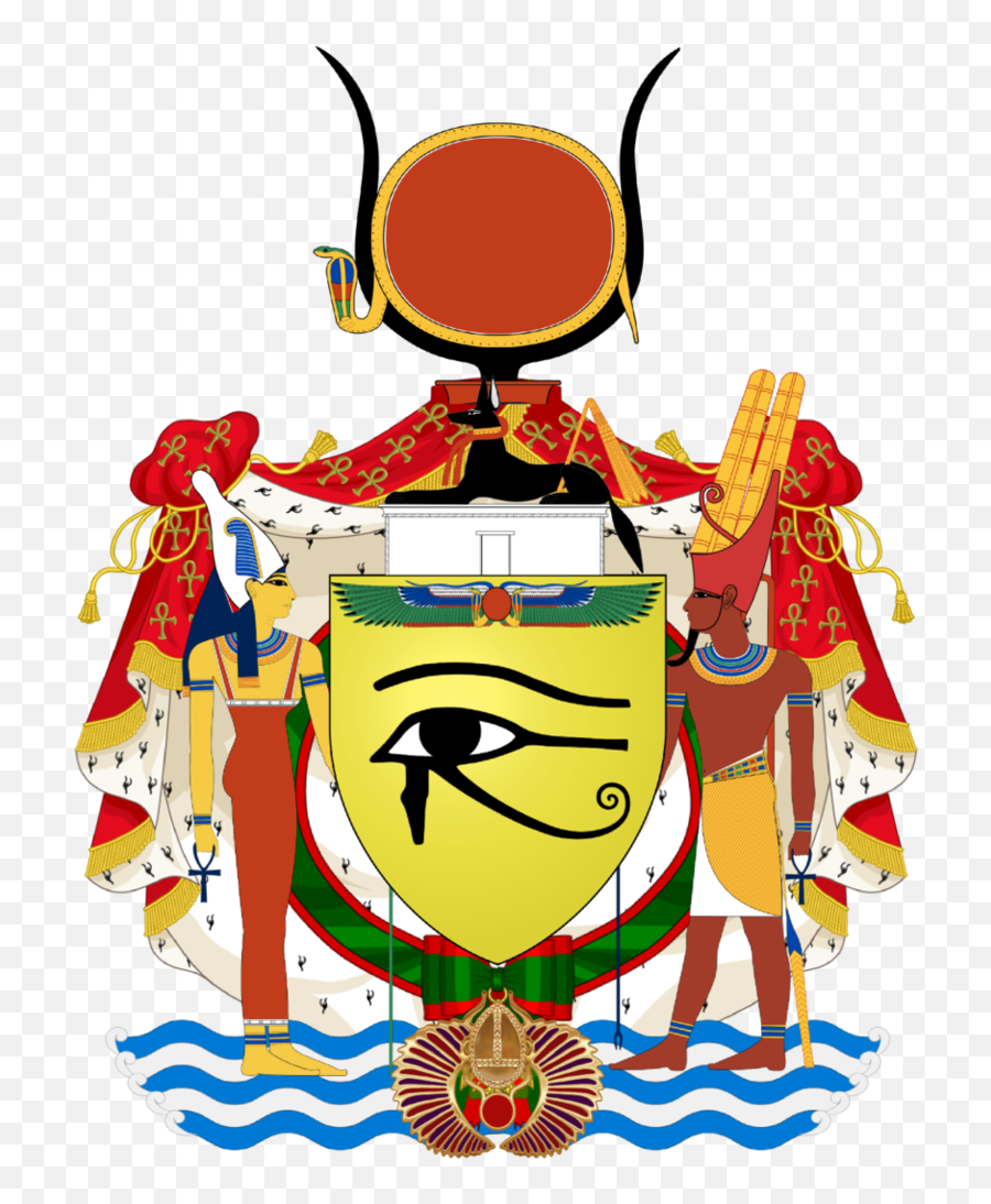Heraldic Prince Crown - Ancient Egypt Coat Of Arms Png,Eye Of Horus Png
