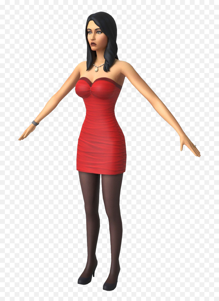 Bella Goth Transparent Png - Sims 4 3d Model,Bella Png
