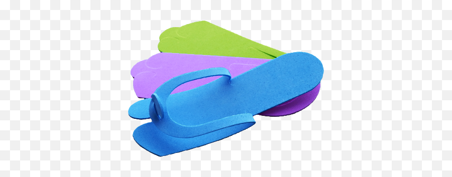 Foam Pedicure Slippers Envirolite - Synthetic Rubber Png,Pedicure Png