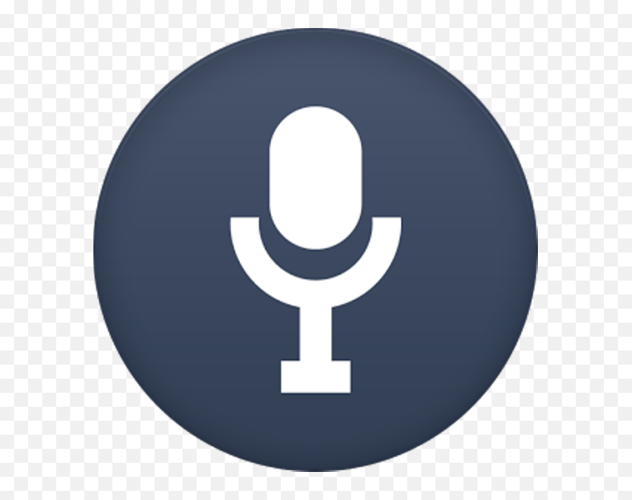 Mic Microphone Free Icon Of Circle Icons - Microphone Circle Icon Png,Microphone Logo