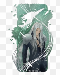 Download Hd Pin Linwe Lossehelin - Sephiroth Art Final Fantasy Png,Sephiroth Png