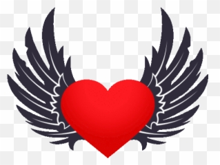 Heart With Wings Joypixels Gif - Girly png