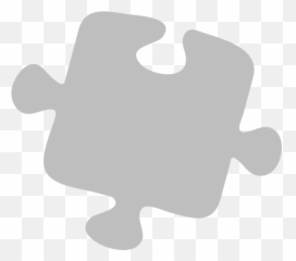 Puzzle Clipart Png In This 8 Piece Svg And - Grey Piece