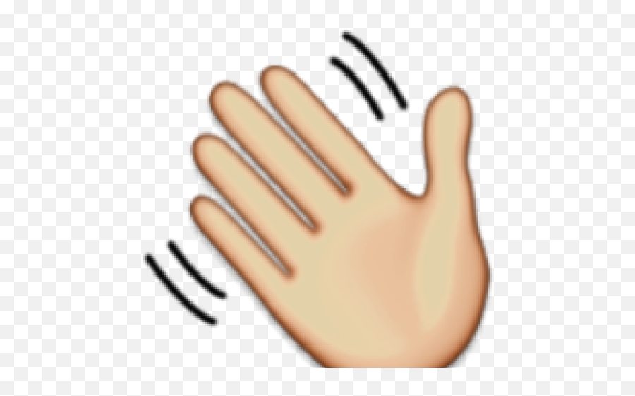 Hand Emoji Clipart Wave - Emoji De Aplausos Gif Waving Hand Gif Png,Hand Transparent Png