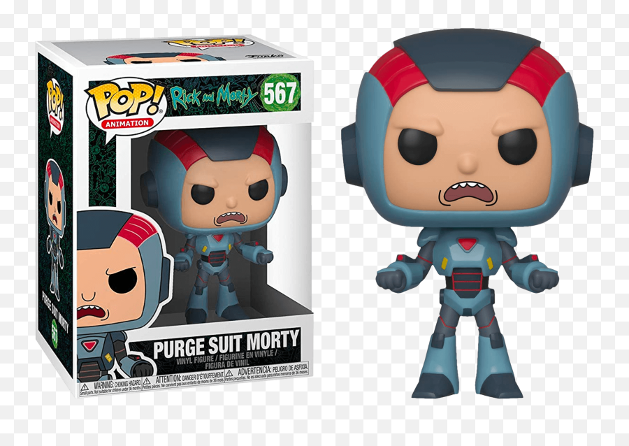 Funko Pop Rick And Morty - Morty In Purge Suit 567 Rick And Morty Purge Suit Pop Png,Rick And Morty Png