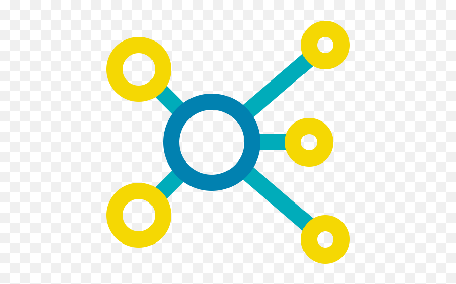 Big Data Connection Network Science Icon - Free Download Dot Png,Data Network Icon