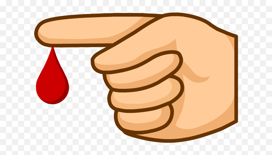 Diabetes - Finger With Blood Clipart Png,Diabetes Icon Vector