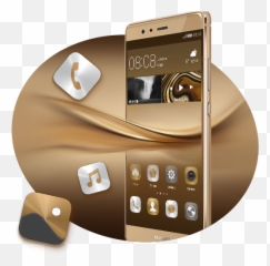 P8 P10 Gold Wallpaper Icon Pack Apk - Huawei P9 png