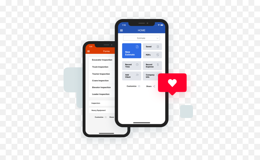 App Builder - Make Ios And Android Apps Without Coding Smart Device Png,Apple App With Heart Icon