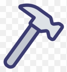 Free Hammer Icon Of Colored Outline Style - Available SVG Claw png