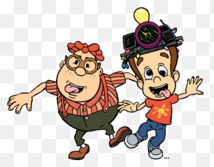 Jimmy Neutron Boy Genius Clip Art Cartoon - Jimmy Neutron And Carl Png,Carl Wheezer Png