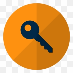 Yellow Key Free Icon - IconIconscom Dot png