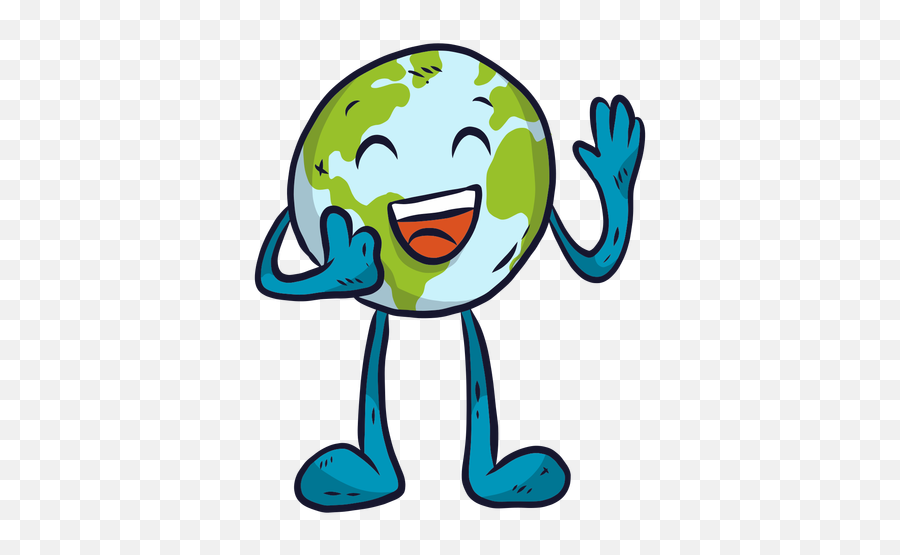 Planet Earth Happiness Laugh Smile Flat - Reduce Reuse Recycle Cartoon Png,Laugh Png