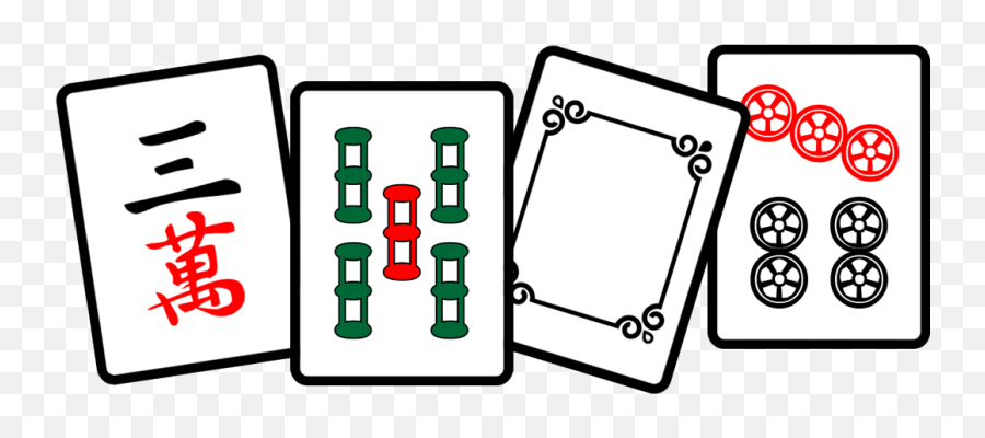 Mah Jongg Tiles - Traditional Tiles Clipart Full Size Mahjong Tiles Clipart Png,Mahjong Icon