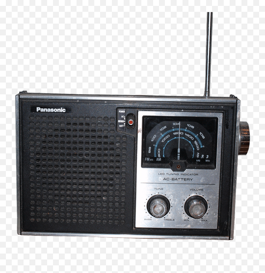 Panasonic 70s Vintage Radio Transparent Png - Stickpng 70s Radio Png,Old Radio Icon
