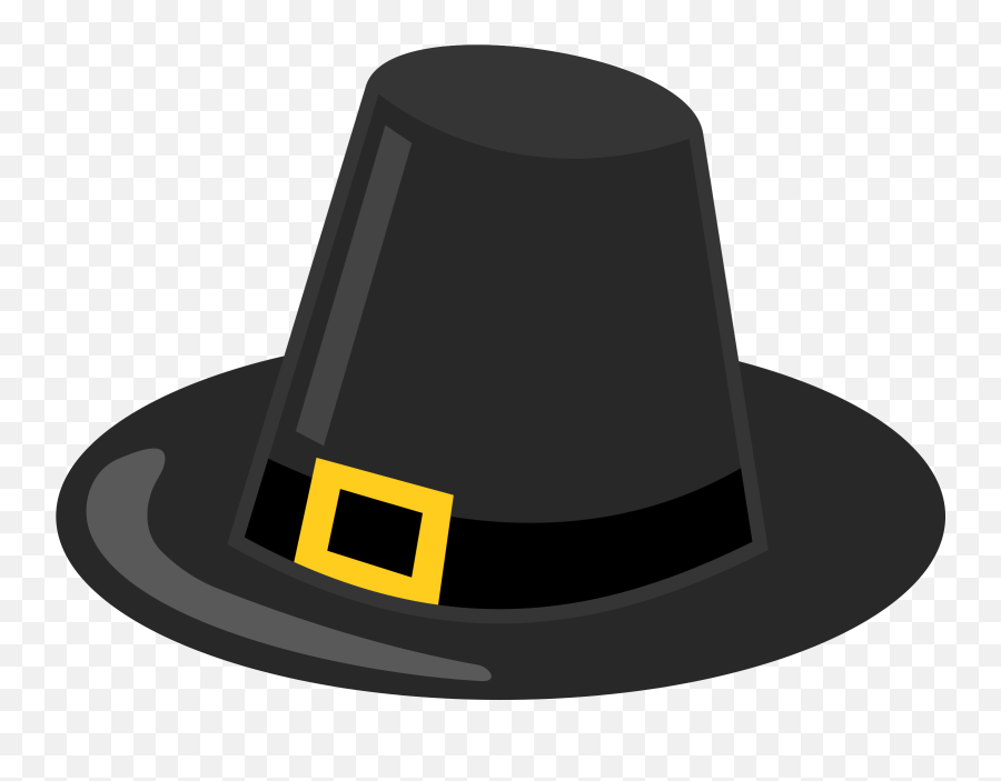 Transparent Pilgrim Hat Clipart - Cute Pilgrim Hat Clipart Png,Fedora Transparent Background