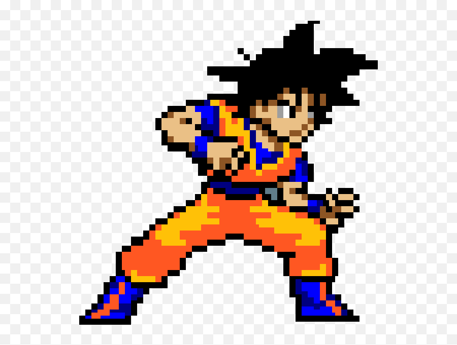 Goku - Blacku0027s Gallery Pixilart Goku Pixel Png,Super Saiyan Icon ...