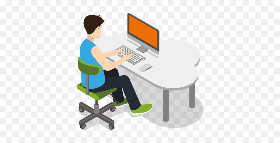 It Support Services Managed Security Office 365 - Office Chair Png,People Computer Icon