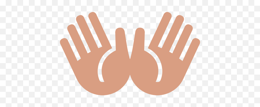 Open Hands Sign Emoji For Facebook Email U0026 Sms Id 10567 - Emoji Open Hands Png,Hand Emoji Png