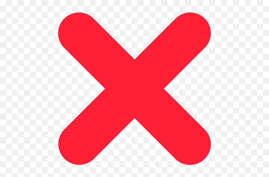 Bold Close Red Icon Png - Exit Icon Wrong Icon X Icon X Png,Close Icon Download