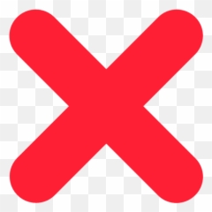 Bold Close Red Icon Png - Exit Icon Wrong Icon X Icon X Png,Close Icon Download