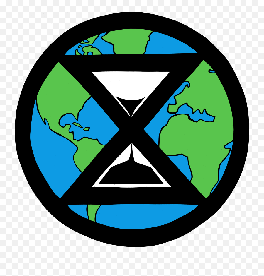 Extinction Rebellion Earth Logo Clipart - Full Size Clipart Png,Rebellion Icon