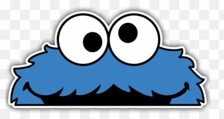 Cookie Monster Kitchen Aid Decal Png - Cookie Monster Png,Cookie Monster Png
