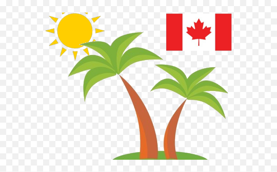 Puerto Rico Clipart Palm Tree - Canada Flag Png Download Canada Flag,Puerto Rico Flag Png