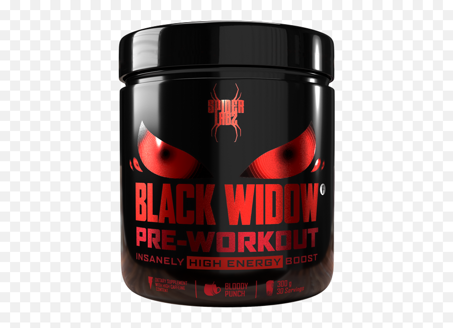 Black Widow V2 Pre - Workout 300g Bloody Punch Png,Black Widow Png