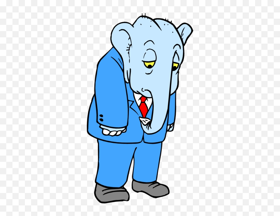 Download Free Png Sad Elephant Clipart - Sad Elephant Elephant Was Crying In Cartoon,Elephant Clipart Transparent