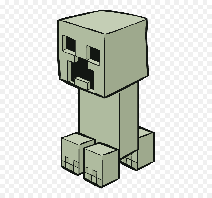 Minecraft Clipart Creeper Picture 1658643 - Minecraft Creeper Drawing Png,Creeper Png