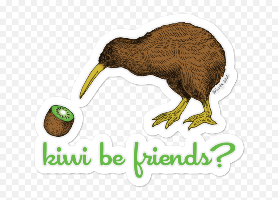 Kiwi Be Friends Bubble - Illustration Png,Kiwi Bird Png