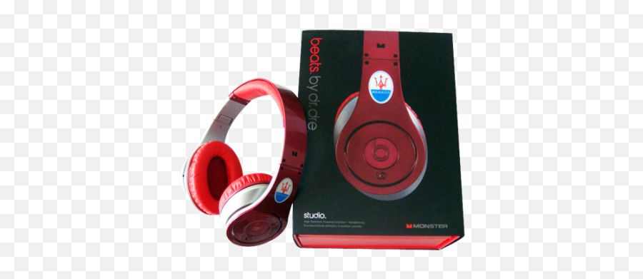 Monster Beats By Dr Dre Studio High Performance Maserati Color Pure Red - Headphones Png,Dr Dre Png
