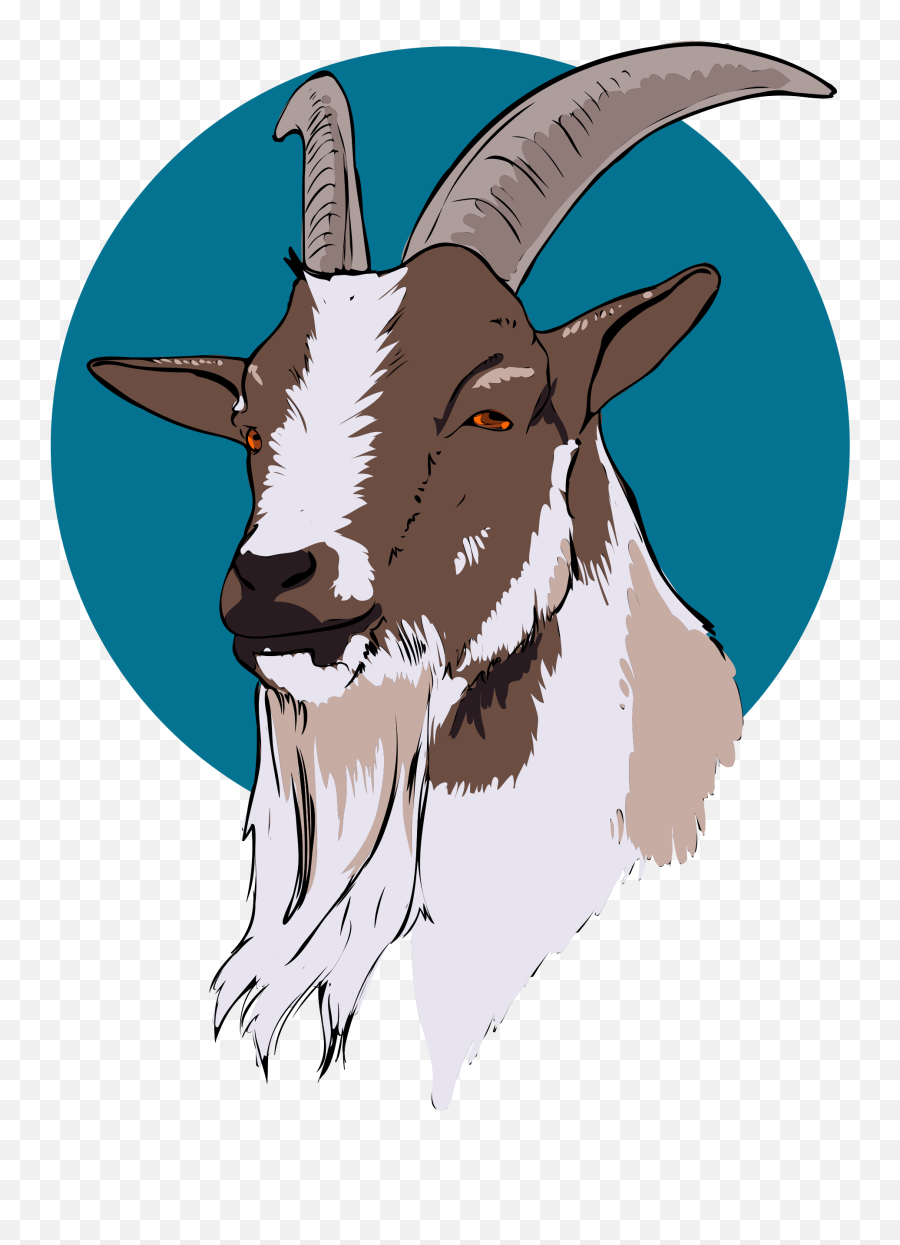 Goat Head Png 7 Image - Goat Head Goat Logo,Goat Transparent Background