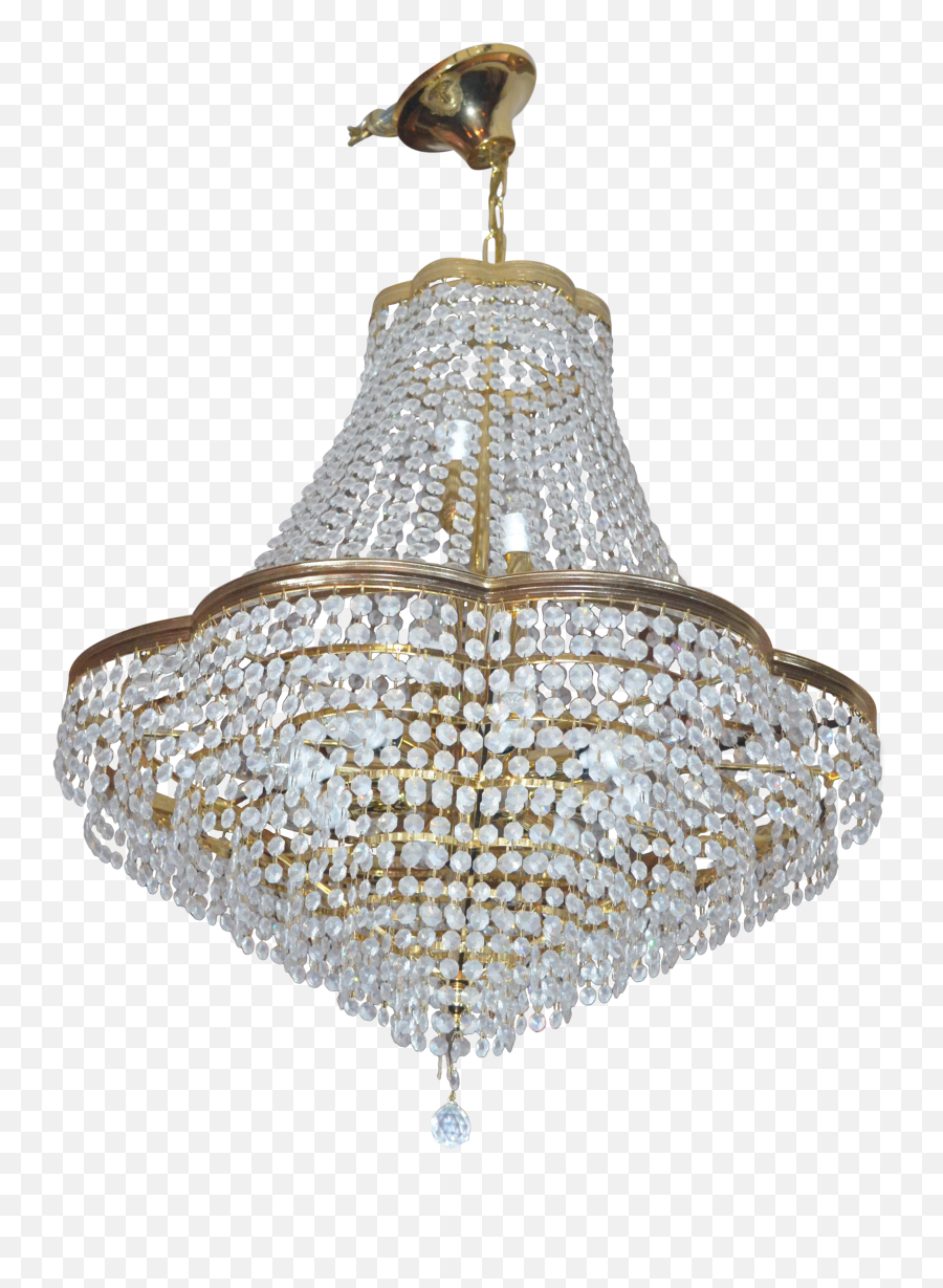 Vintage Swarovski Crystal Chandelier - Chandelier Png,Chandelier Png