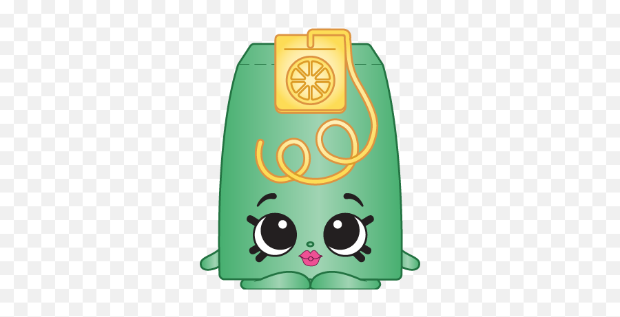 Shopkins 6 - 010 Herb L Teabag A Common Shopkin Tea Bag Shopkin Png,Shopkins Logo Png