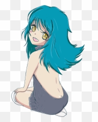 Download Vks Chibi Final Png - Anime Sin Fondo Chibi,Anime Girl Sitting Png