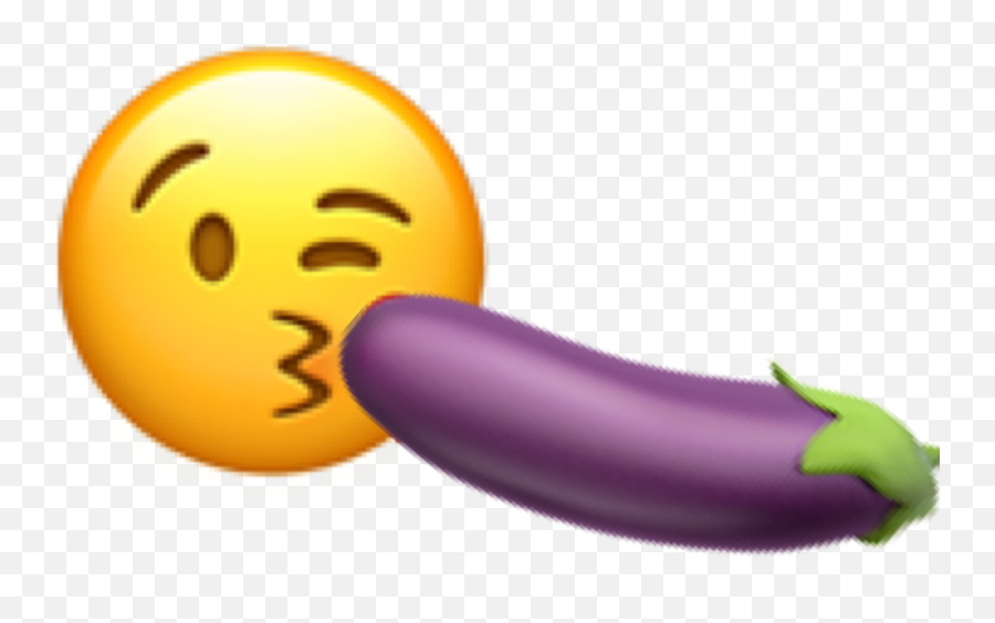 Emoji Custom Kissing Sticker - Kiss Emoji Png,Eggplant Emoji Transparent Background