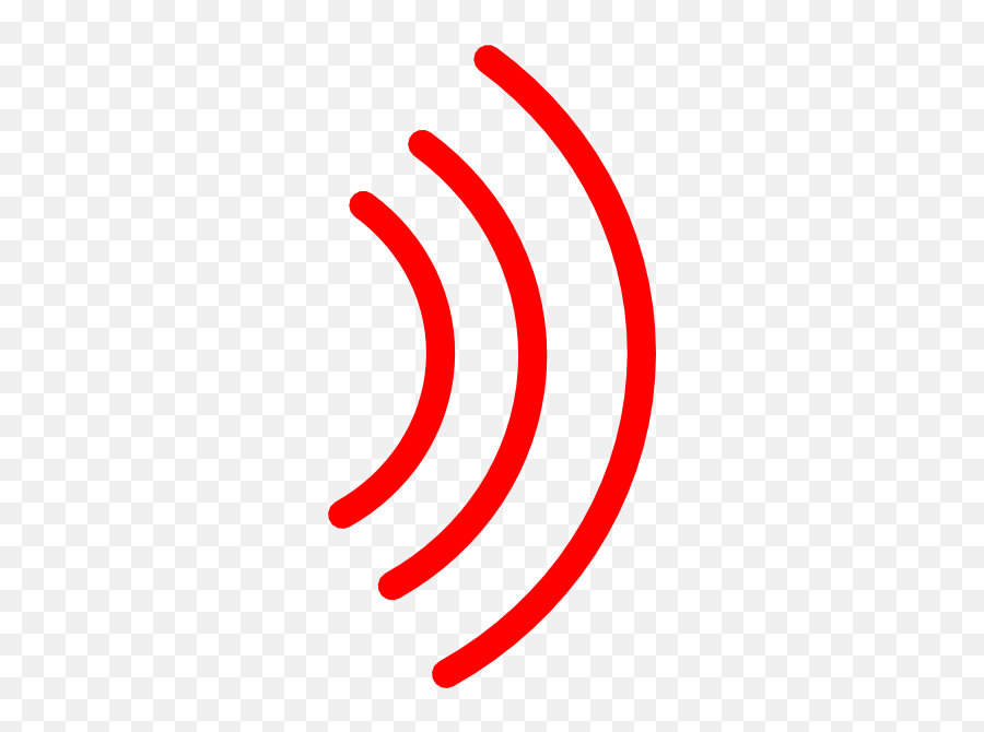 Radio Waves Clip Art - Vector Clip Art Online Red Radio Wave Png,Waves Png