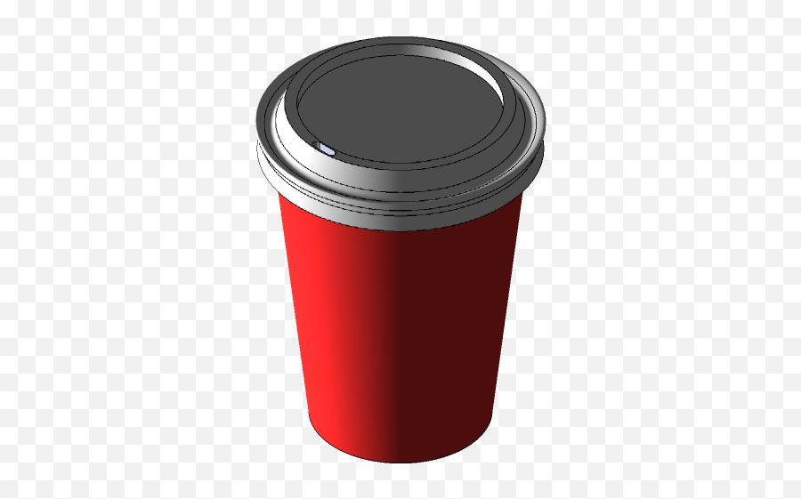 Clean Red Starbucks Cup 3d Cad Model Library Grabcad - Cup Png,Starbucks Cup Png
