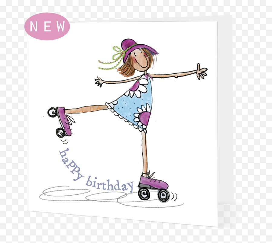 Download Happy Birthday 4bcef2f63ec6c - Happy Birthday Happy Birthday Roller Skater Png,Roller Skates Png